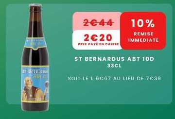 st bernardus abt 10d 33 cl