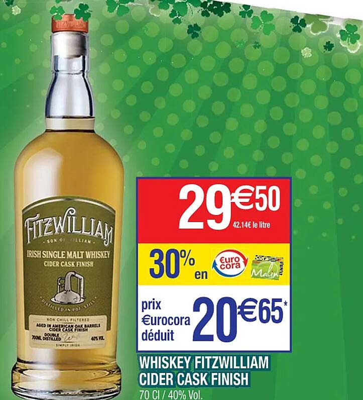whiskey fitzwilliam cider cask finish