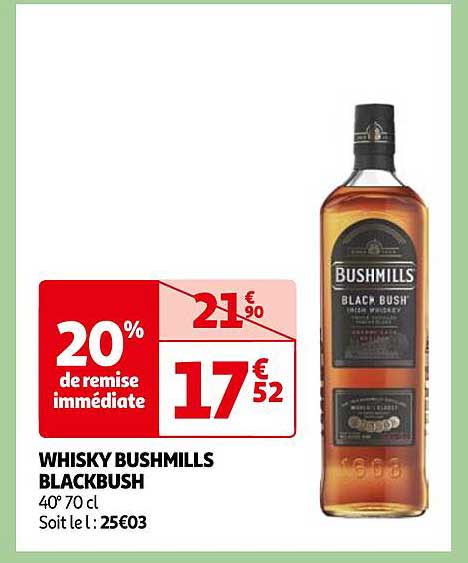 Whisky Bushmills Blackbush