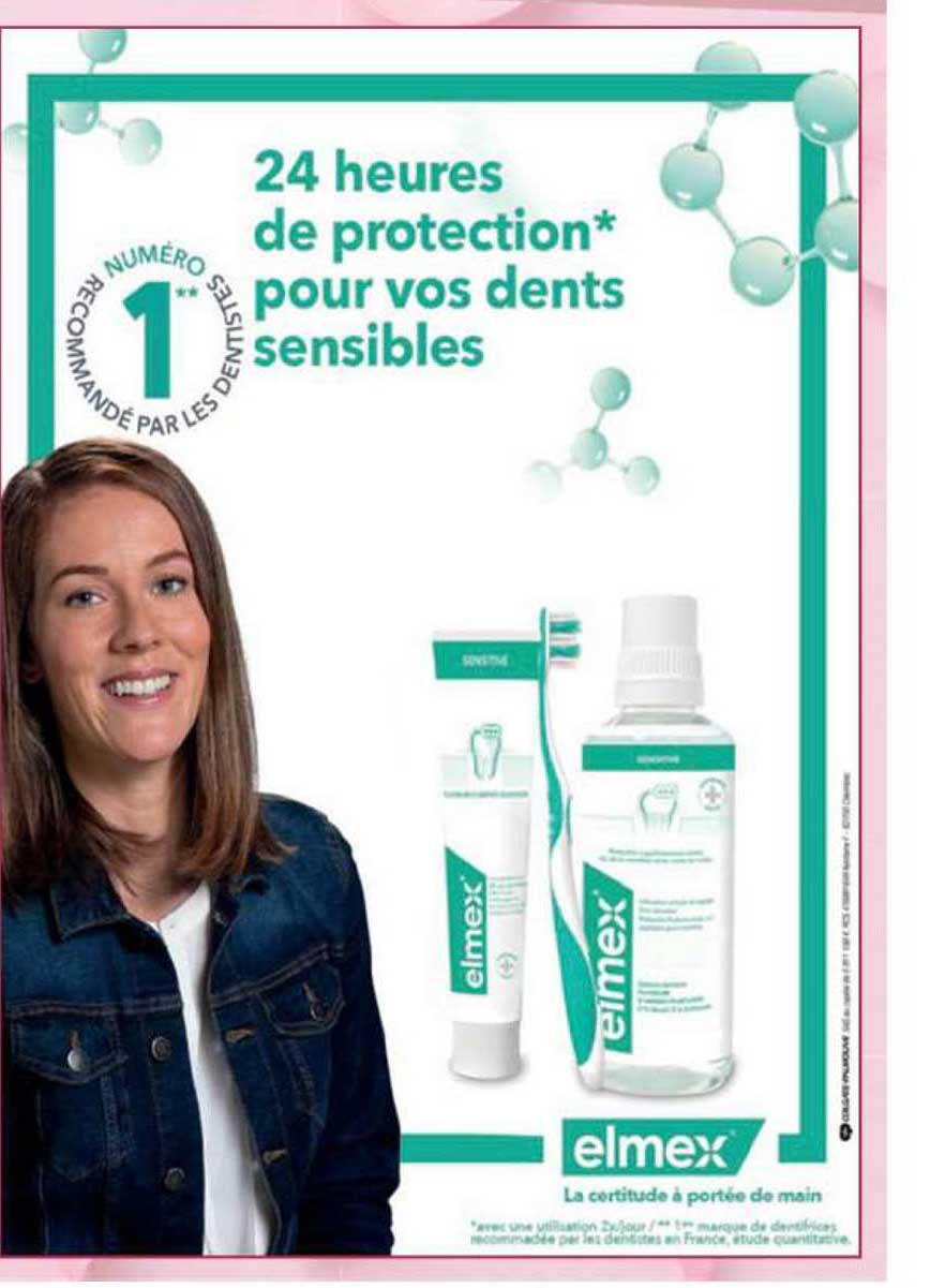 24 heures de protection pour vos dents sensibles elmex