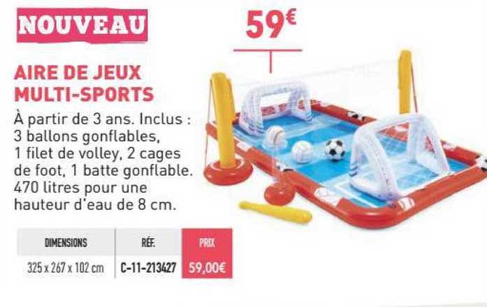 aire de jeux multi-sports