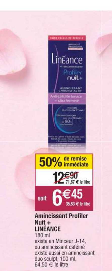 amincissant profiler nuit + linéance