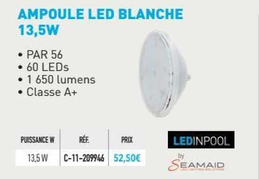 Ampoule Led Blanche 3,5 W Ledinpool
