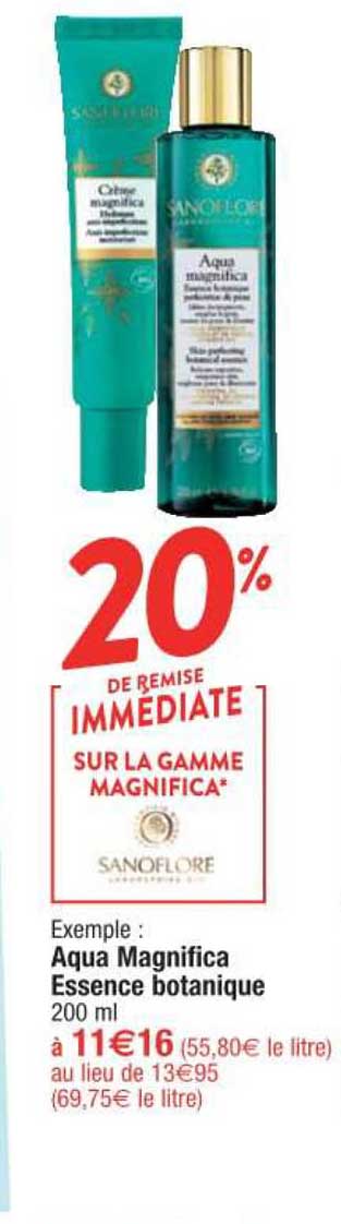 aqua magnifica essence botanique