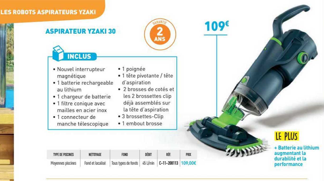Aspirateur Yzaki 30