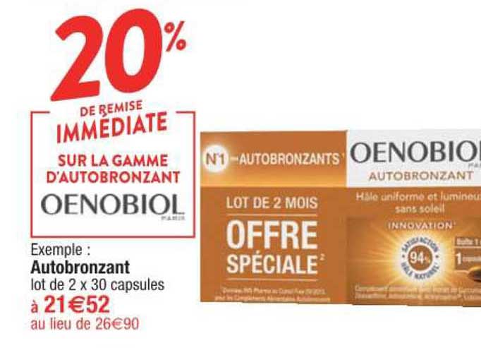 autobronzant oenobiol