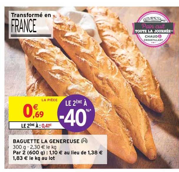 baguette la genereuse