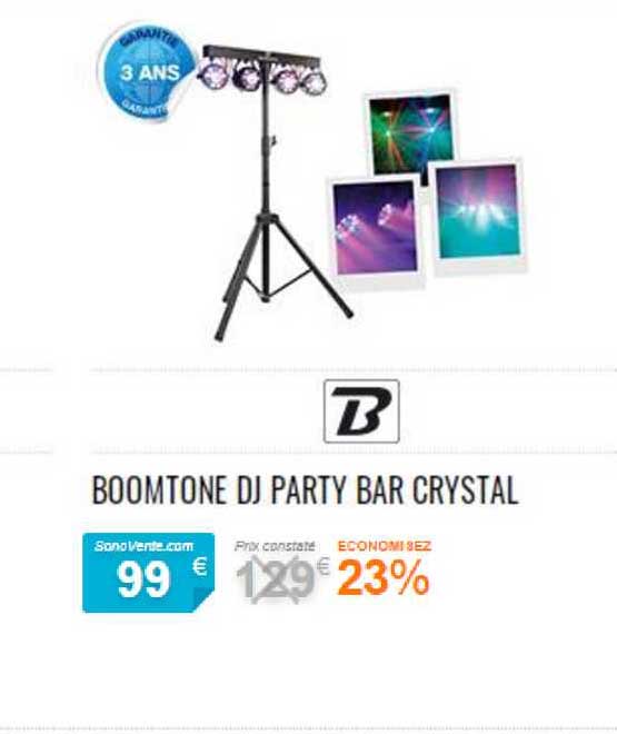 boomtone dj party bar crystal