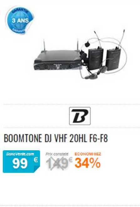 boomtone dj vhf 20hl f6-f8