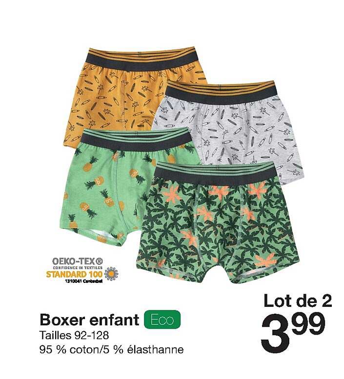 Boxer Enfant Eco