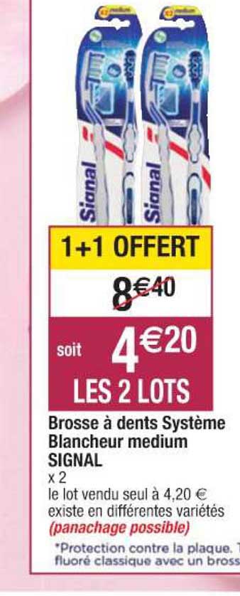 Brosse à Dents Système Blancheur Medium Signal