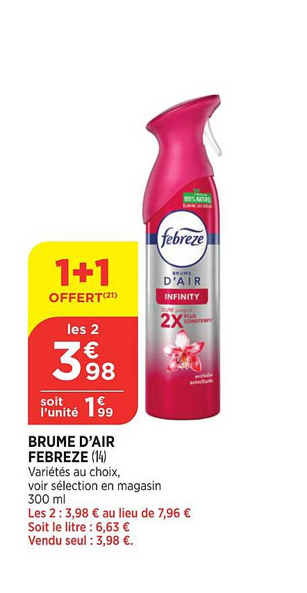 brume d'air febreze