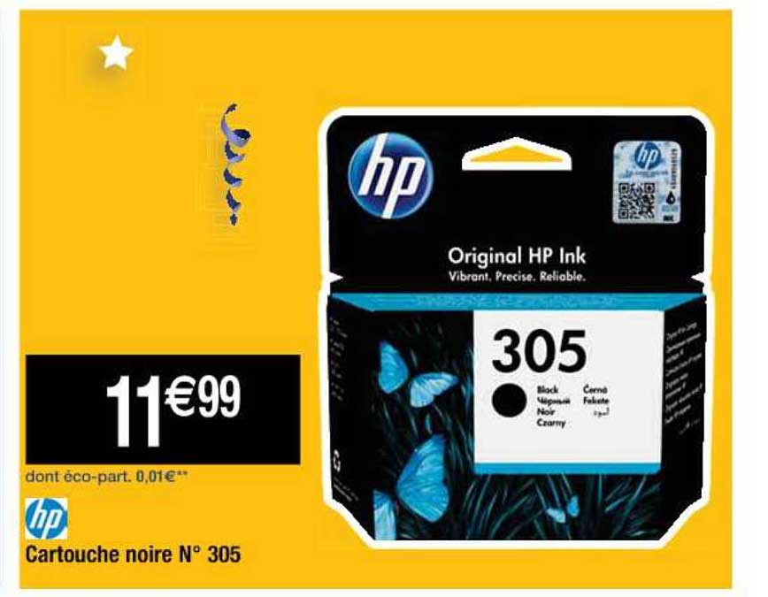 cartouche noire n° 305 hp