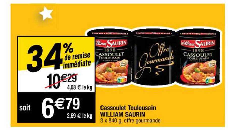 cassoulet toulousain william saurin