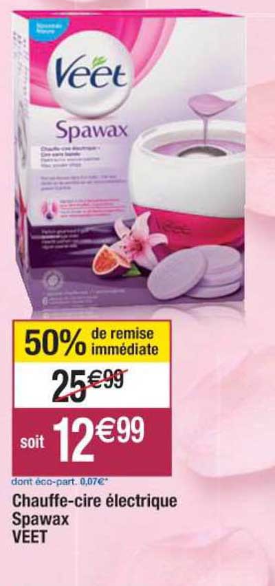 Chauffe-cire électrique Spawax Veet