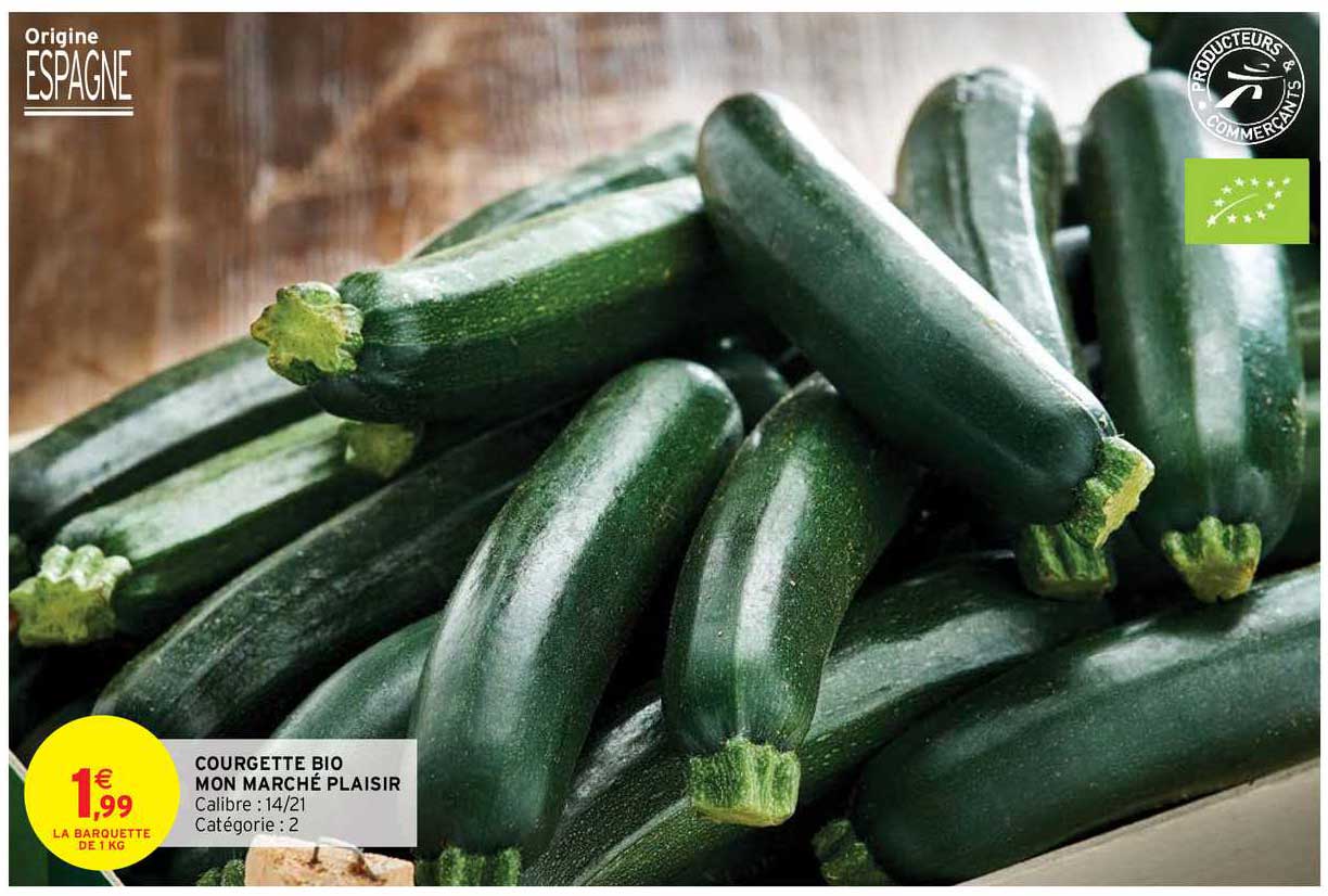 courgette bio mon marché plaisir