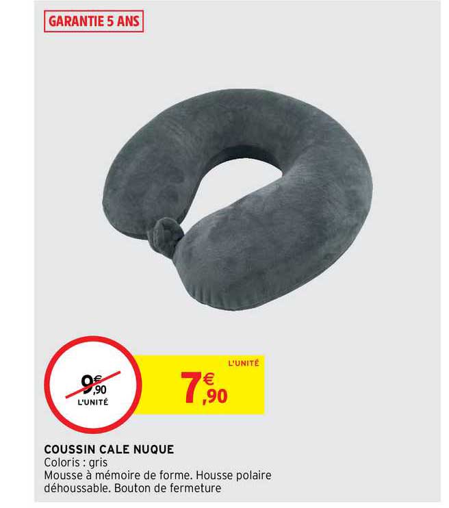 coussin cale nuque