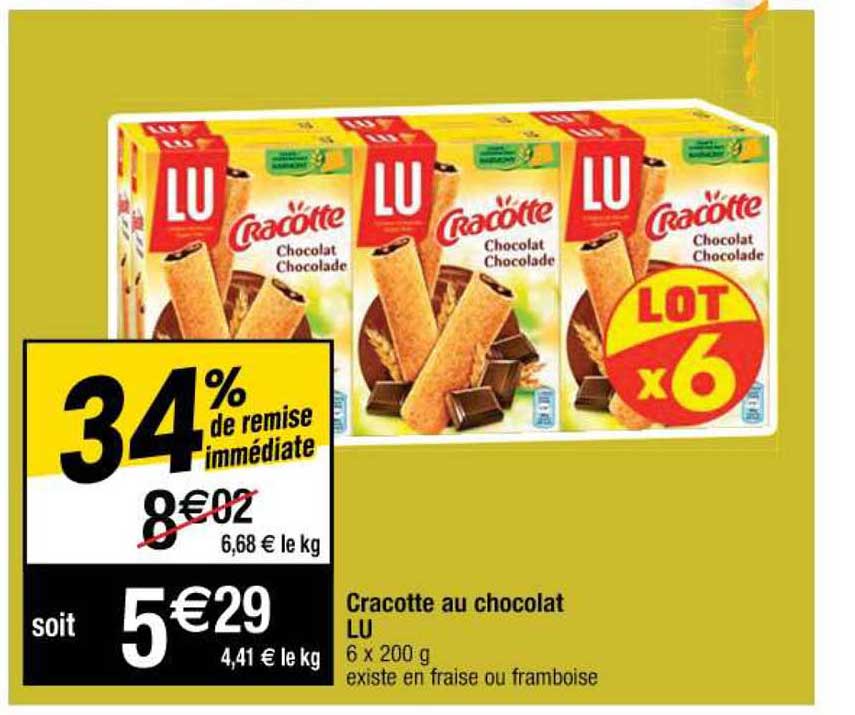 Cracotte Au Chocolat Lu