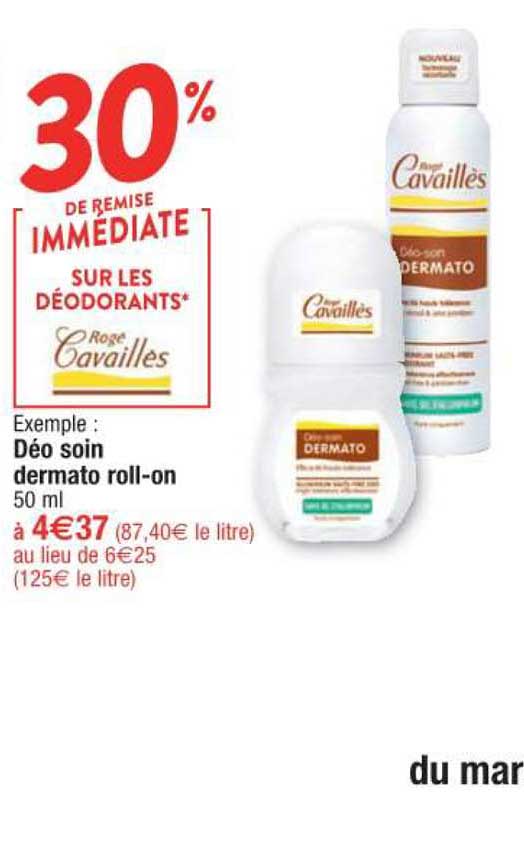 déo soin dermato roll-on rogé cavaillès