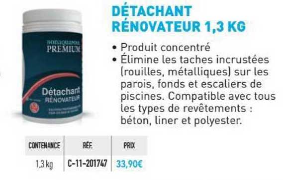 détachant rénovateur 1,3 kg