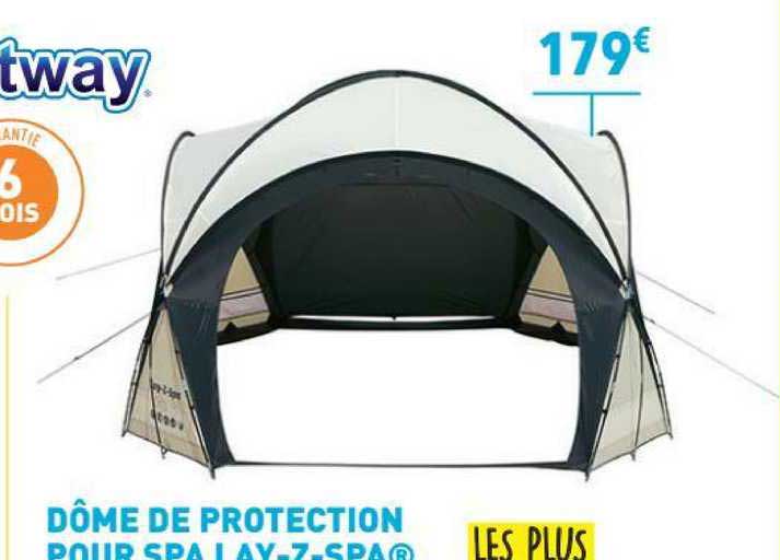 dôme de protection pour spa lay-z-spa