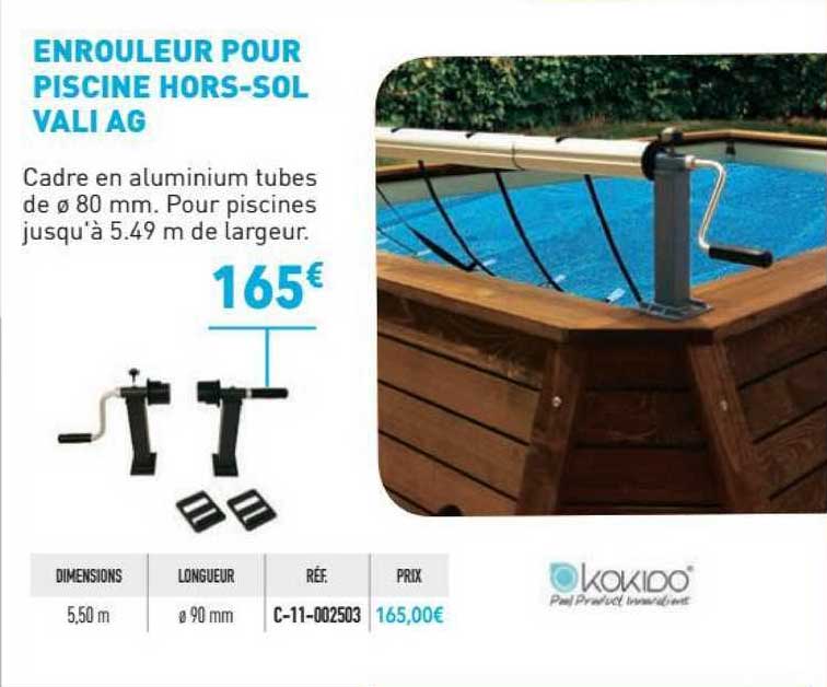 enrouleur pour piscine hors-sol vali ag