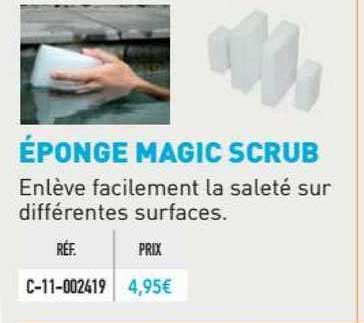 éponge magic scrub