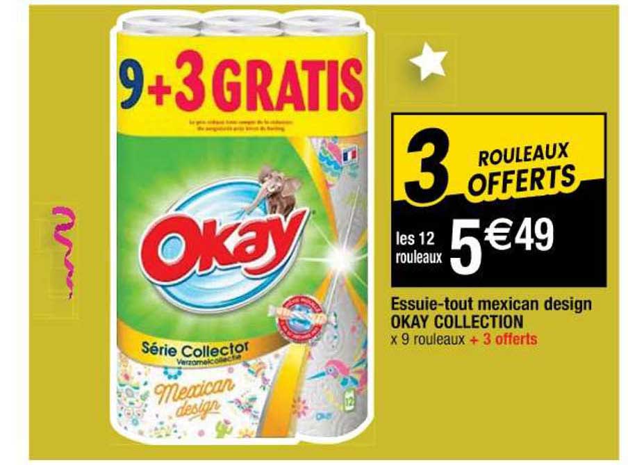 essuie-tout mexican design okay collection