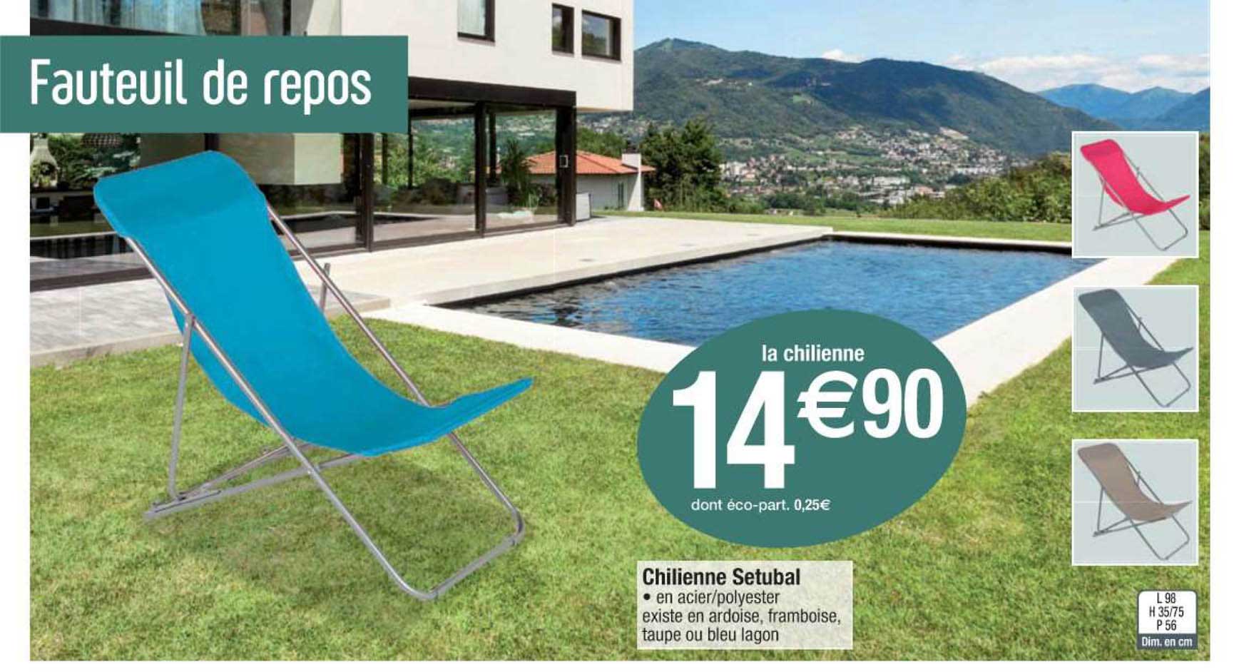 fauteuil de repos chilienne setubal