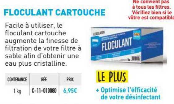 Floculant Cartouche