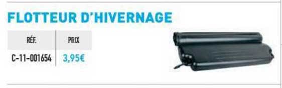 flotteur d'hivernage