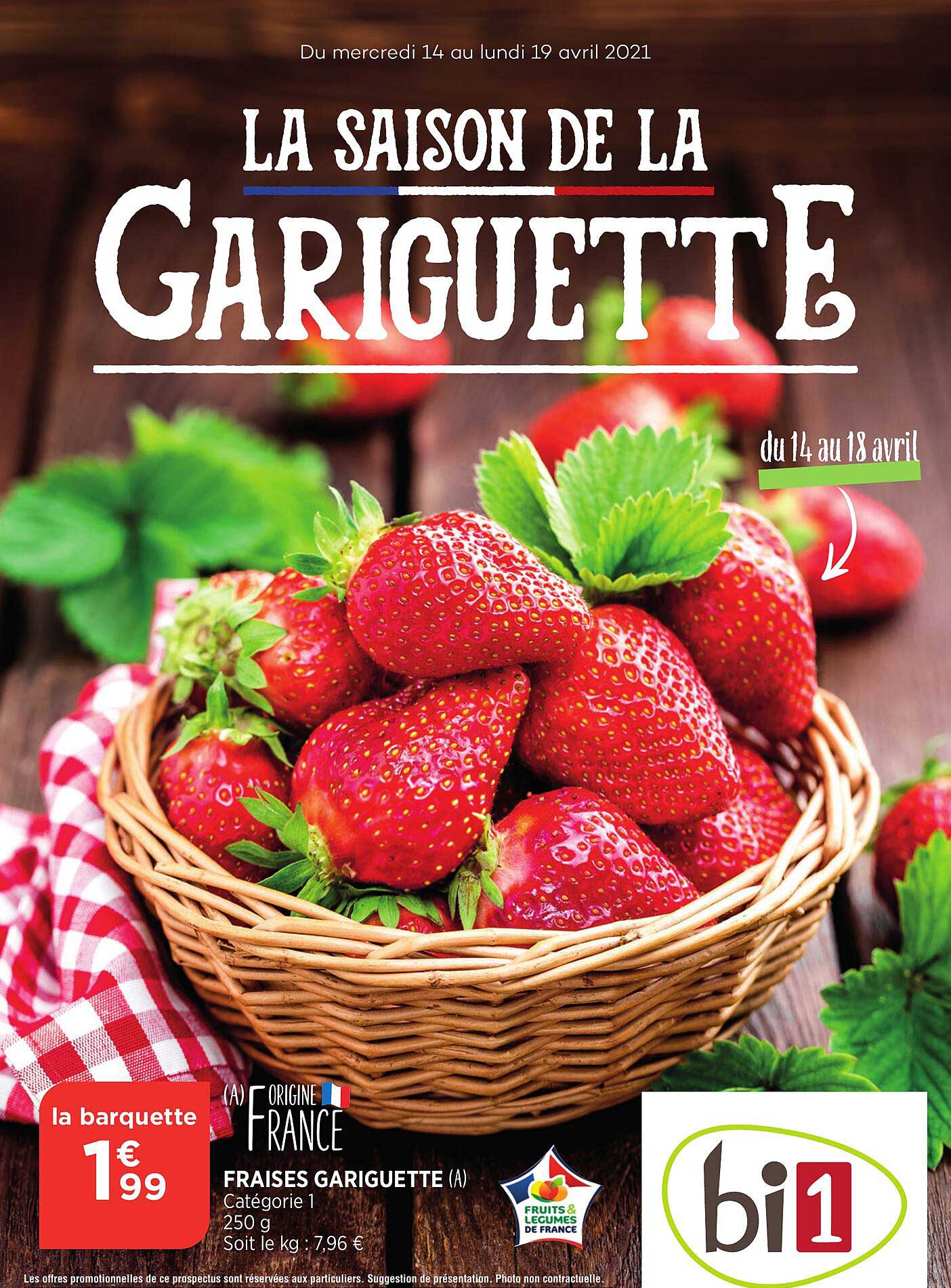fraises gariguette