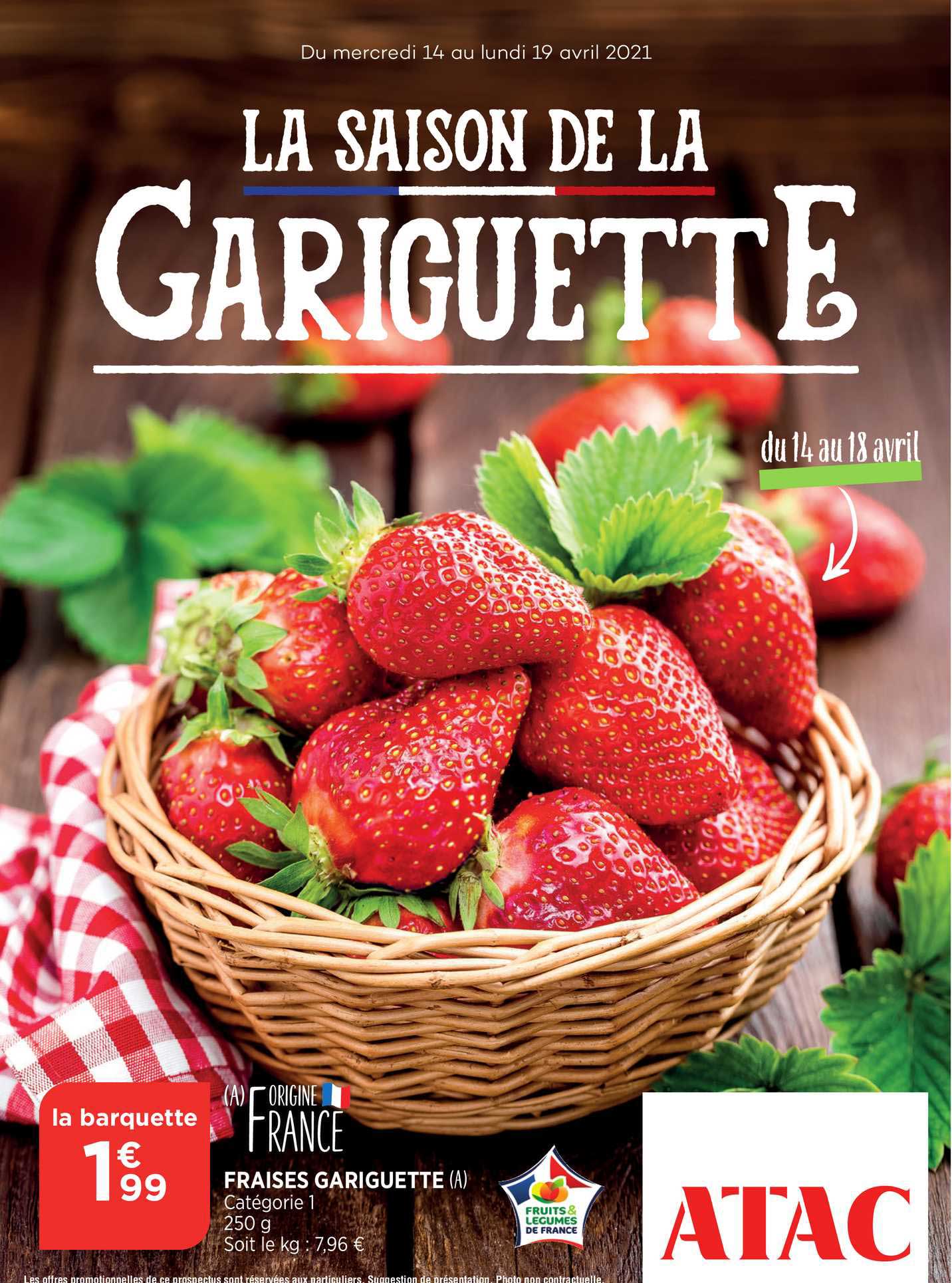 fraises gariguette