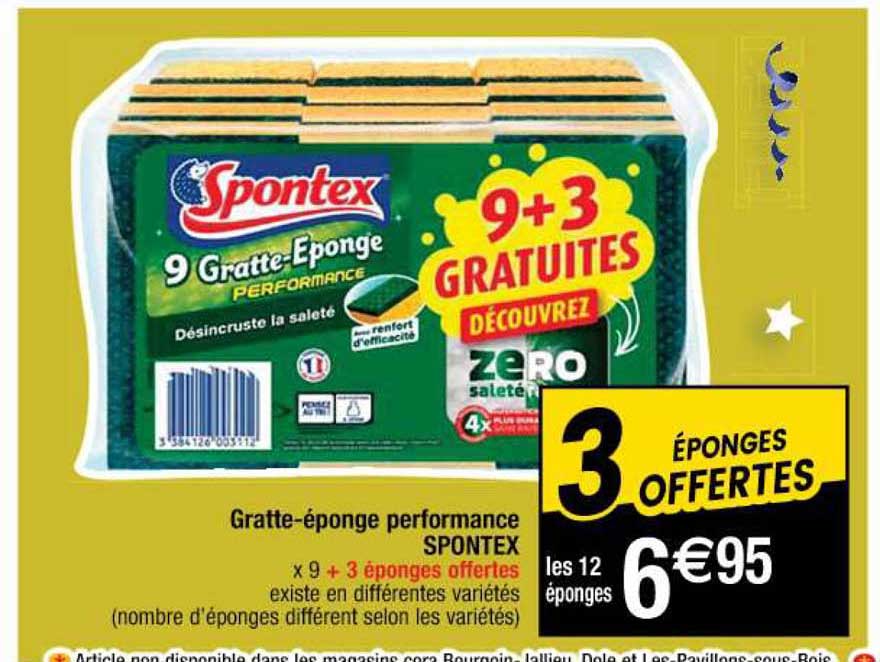 gratte-éponge performance spontex