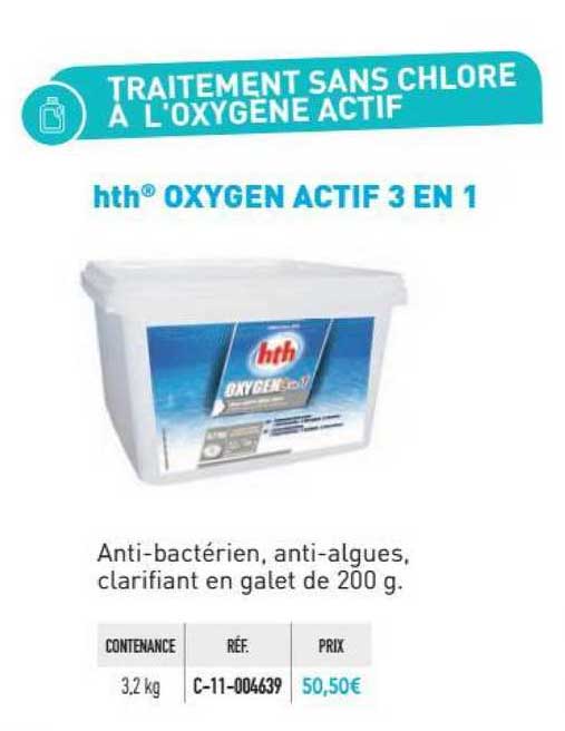 hth oxygen actif 3 en 1