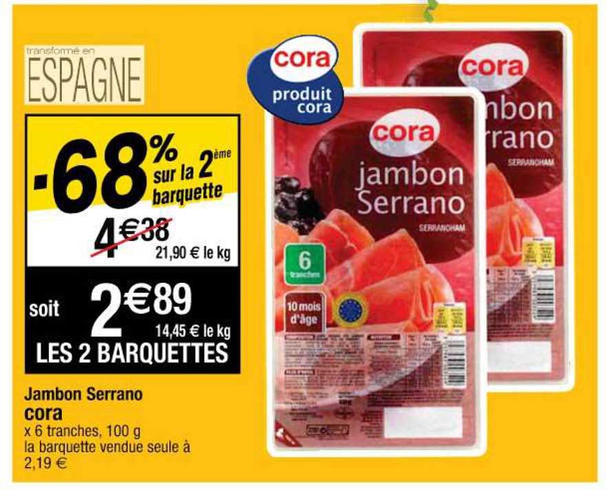 Jambon Serrano Cora