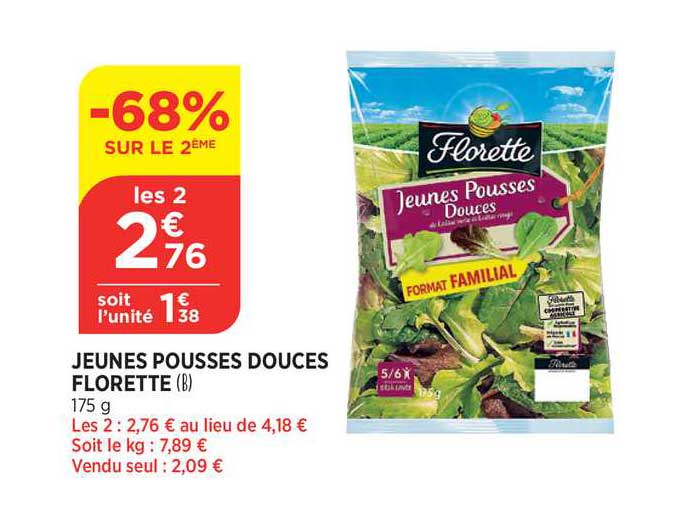 jeunes pousses douces florette