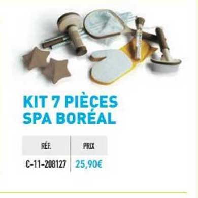 kit 7 pièces spa boréal