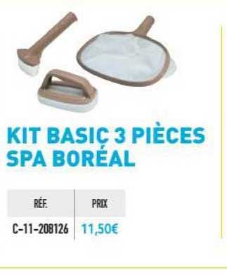 kit basic 3 pièces spa boréal
