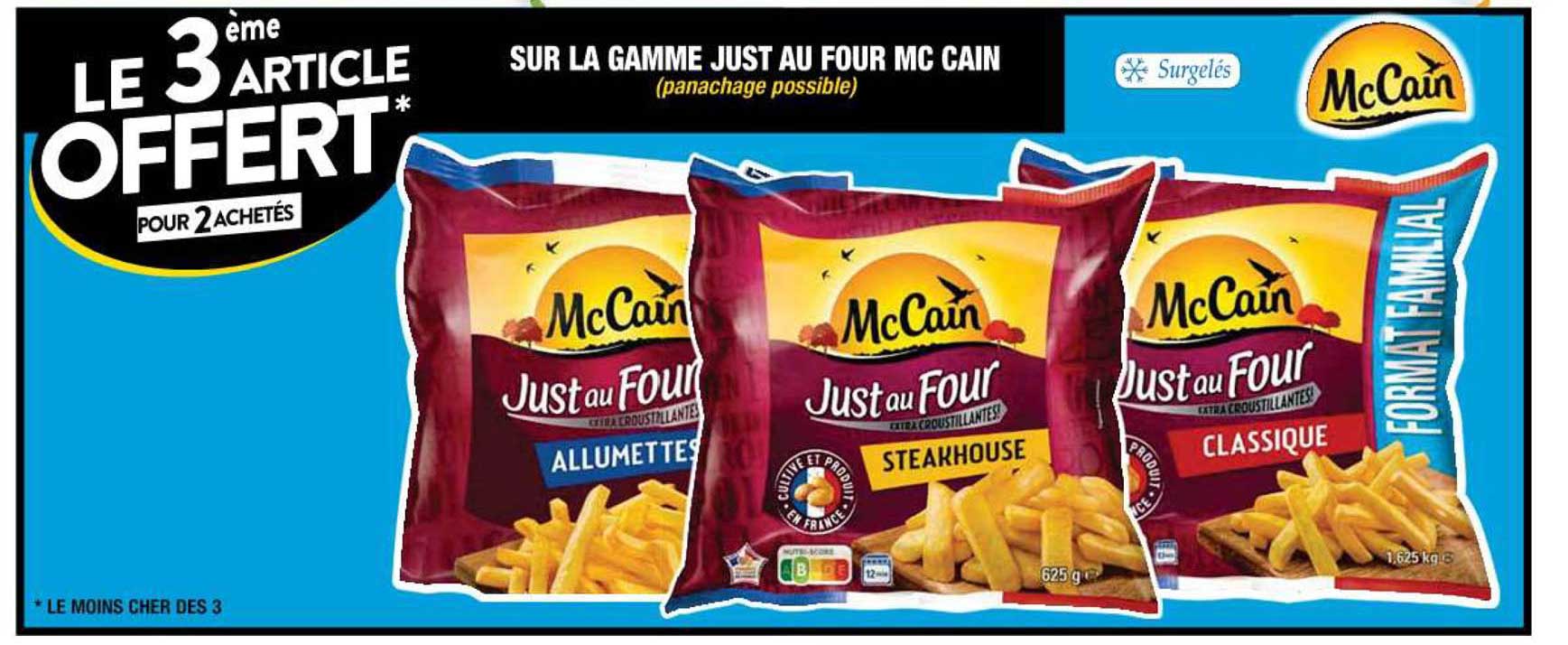 La Gamme Just Au Four Mc Cain