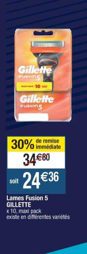 Lames Fusion 5 Gillette