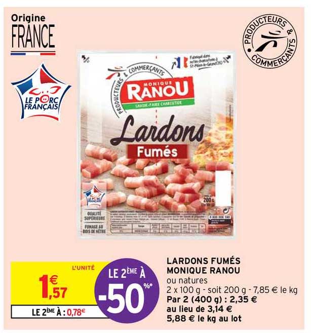 lardons fumés monique ranou