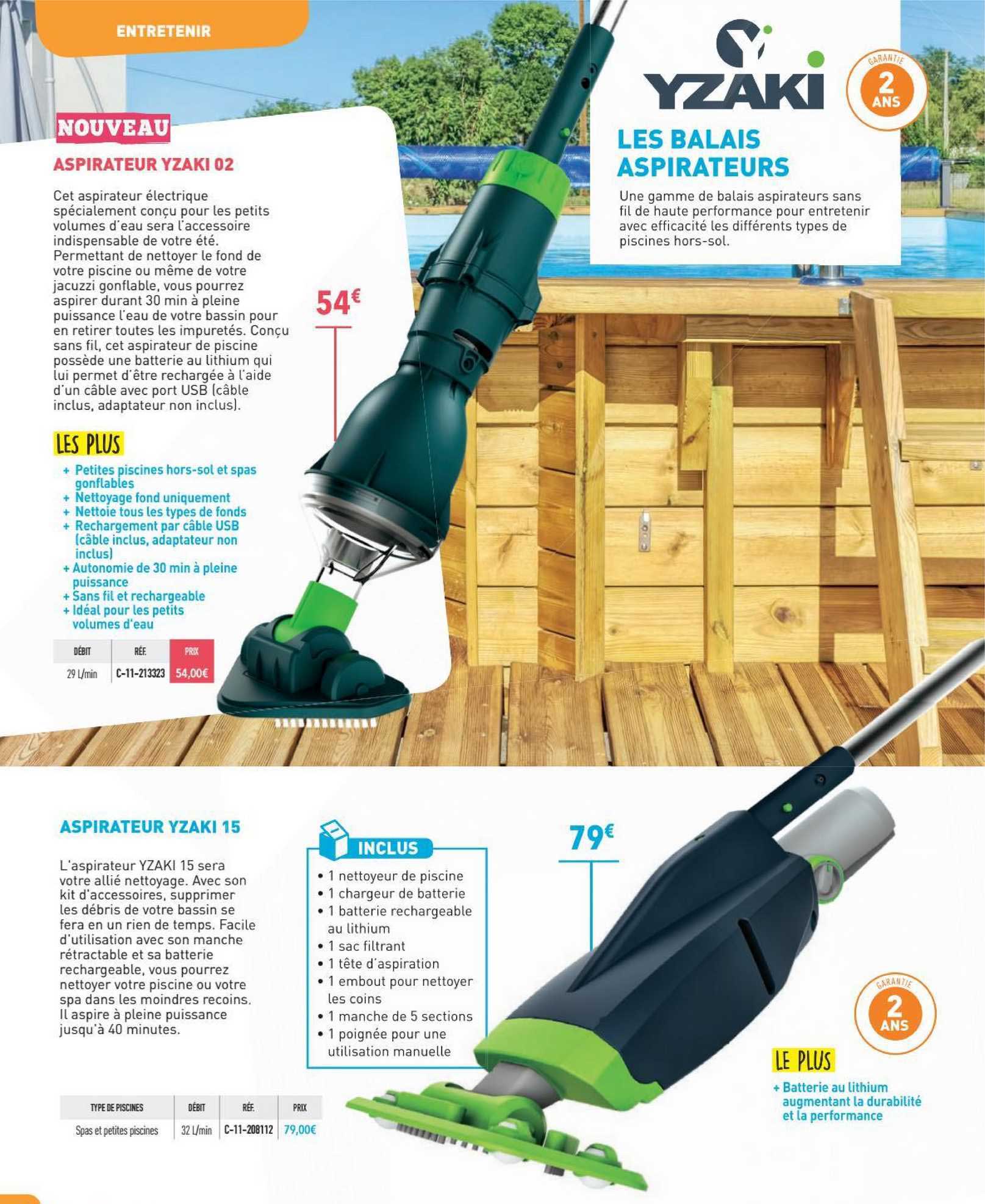 les balais aspirateurs, aspirateur yzaki 15