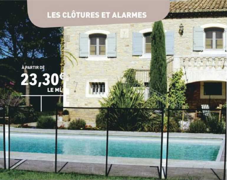 les clôtures et alarmes