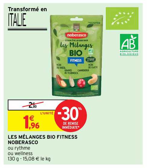 Les Mélanges Bio Fitness Noberasco