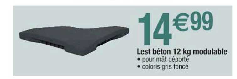 lest béton 12 kg modulable