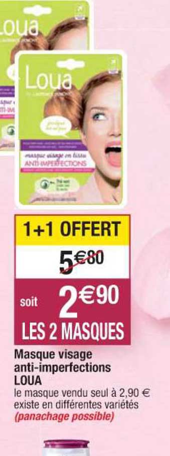 masque visage anti-imperfection loua