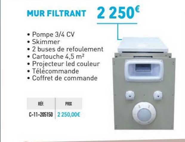 mur filtrant