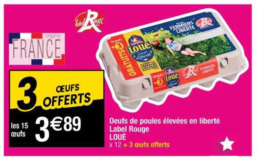 Oeufs De Poules élevées En Liberté Label Rouge Loué