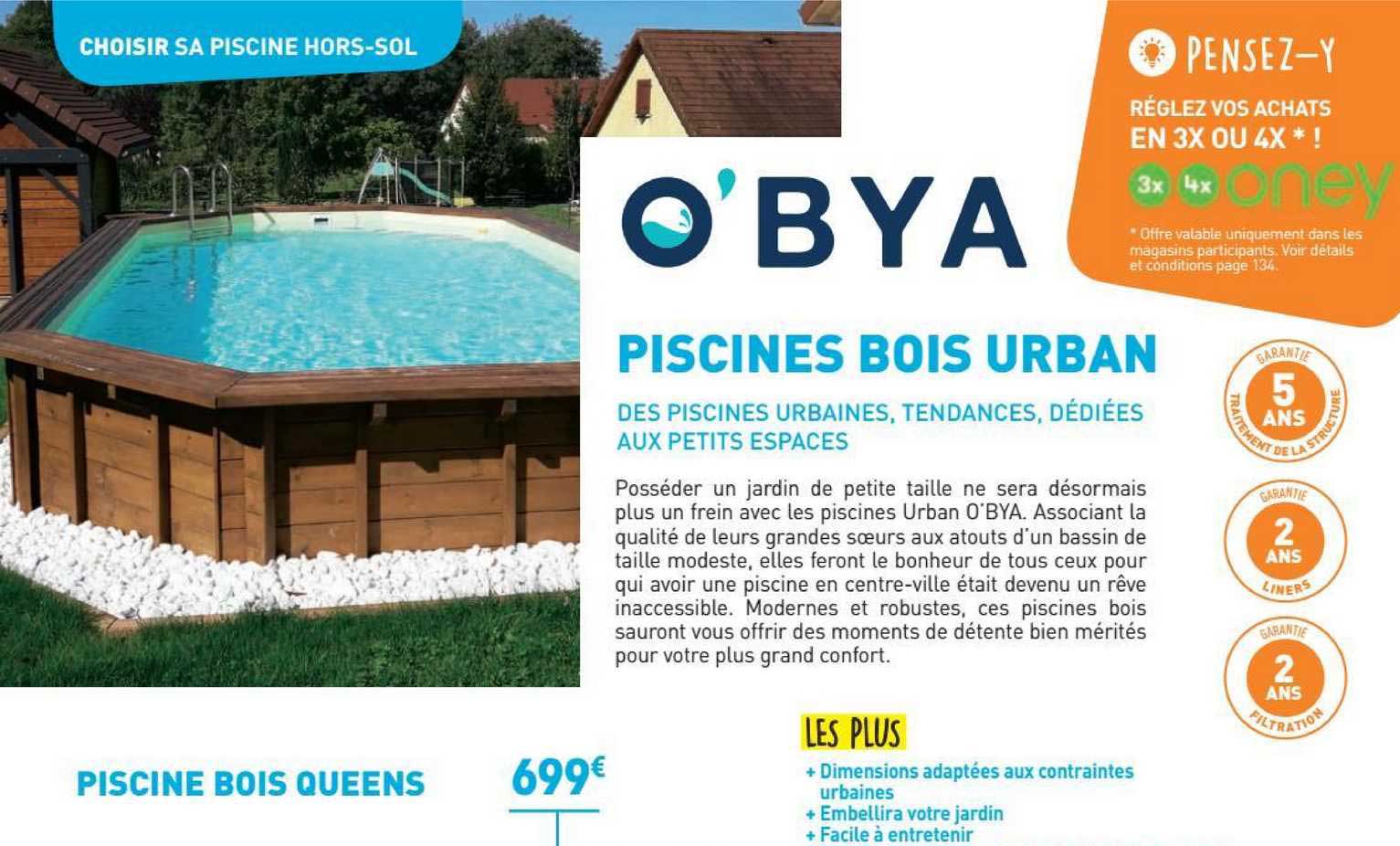 piscines bois urban o'bya